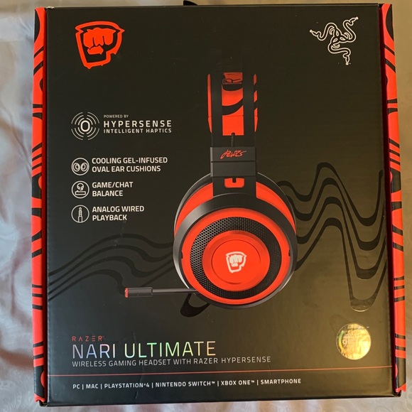 Pewdiepie Razer Nari Bluetooth Headset
